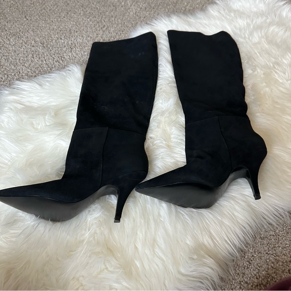 NEW Women Kendall & Kylie Slouched Black Suede Knee Boots Size 7M - Picture 6 of 11